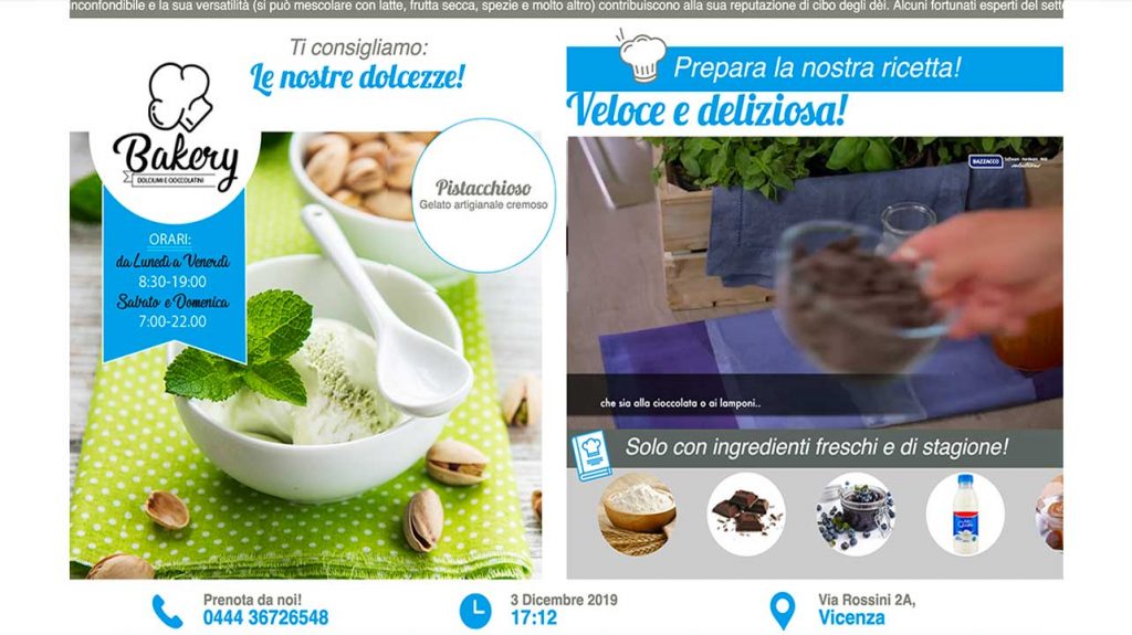 TEMPLATE PASTICCERIA