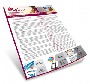 brochure del software lybro di bazzacco